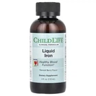 Жидкое железо для детей, вкус ягод, Liquid Iron, ChildLife Clinicals, 118 мл
