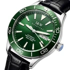 Чоловічий механічний годинник Carnival Diver Leather 10 Bar