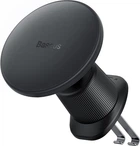 Автомобильный держатель для телефона з бездротовою зарядкою Baseus CW01 Black (C40141001111-00)