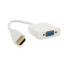 Переходник HDMI M to VGA F 0.1m 4K/2K white Voltronic