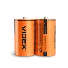 Батарейка солевая Videx R2OP/D блистер 2шт