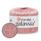 YarnArt Galassia, Розовый №5829 - пряжа с микропайетками, 25 г / 112 м, декоративная блестящая нить для одежды и аксессуаров