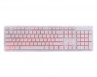 Клавіатура Gembird KB-UML3-01-W-UA, 3-х кольорове підсвічування клавіш, USB, White (KB-UML3-01-W-UA)