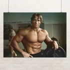 Постер Молодий Арнольд Шварценеггер, Містер Олімпія, Arnold Schwarzenegger, бодибілдер, A3 30×42 см (id5422)