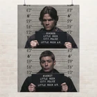 Постер Сверхъестественное, Дин и Сэм Винчестеры, Supernatural, постер по сериалу, A3 42×30 см (id1288)