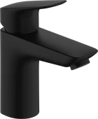 Змішувач hansgrohe Logis для раковини зі зливним гарнітуром, чорний матовий 71100670