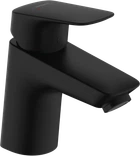Змішувач hansgrohe Logis для раковини із зливним гарнітуром, чорний матовий 71070670