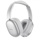 Беспроводные накладные наушники HOCO W73 Graceful Silver Bluetooth с App и амбушюрами PU-кожа