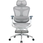 Кресло офисное с подставкой для ног Sihoo DORO C300 Pro Mesh White with footrest