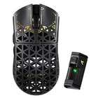 Мышка беспроводная игровая ATTACK SHARK R5 Ultra 8K Гц PAW3950MAX 42000 DPI Bluetooth/2.4GHz Ультралегкая Черная (Карбон)