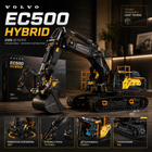 Конструктор Technic Volvo EC500 Hybrid 2359 деталей в стиле LEGO, гусеничный экскаватор, строительная техника