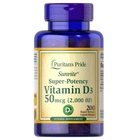 Вітамін D Puritan's Pride Vitamin D3 2000 IU 200 Softgels