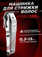 Машинка для стрижки GA.MA SM0125 Titanium з 4 насадками (SM0125)