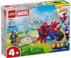 Конструктор LEGO Super Heroes Marvel Spidey Паук на мотоцикле против Носорога (11206)