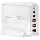 Сетевое зарядное устройство для Gelius Force GaN GP-HC063 3USB / 3Type-C 100W, White