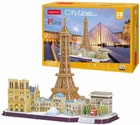 Конструктор игровой CubicFun City Line Paris MC254h 114 деталей