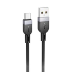 Кабель HOCO X109 Energy silicone charging data cable Type-C/3A/2m. Black