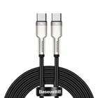 Кабель Baseus Cafule USB-C to USB-C 2m Black (CATJK-D01)