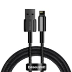 Кабель Baseus Tungsten Gold Fast Charging USB-A to Lightning 1m Black (CALWJ-01)