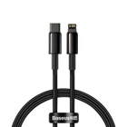 Кабель Baseus Tungsten Gold PD USB-C to Lightning 1m Black (CATLWJ-01)