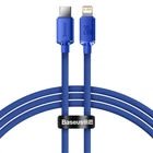 Кабель Baseus Crystal Shine USB-C to Lightning 1.2m Blue (CAJY000203)