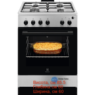 Плита газова ELECTROLUX LKG604012X
