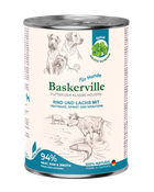 Консервований корм Baskerville Holistic Яловичина та лосось з пастернаком