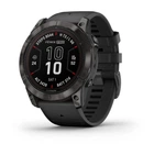 Смарт-годинник GARMIN Fenix 7X Pro Sapphire Solar Carbon G. DLC Tit. with Black Band (010-02778-10/11)