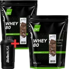 Протеин TNT Whey 2 упаковки и шейкер в подарок