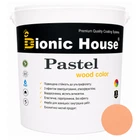 Фарба для дерева PASTEL Wood Color Bionic-House — декоративно-захисна, для фасаду, меблів і паркану 0,8л Корал