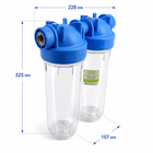 Корпусу магістрального фільтра Atlas Filtri DP DUO TS 1/2" OT 10" КІТ (ZA3100680)