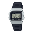 Мужские часы Casio F-91WM-7ACF — цифровые ретро, серебристый корпус, подсветка, будильник