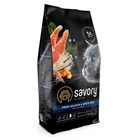 Корм для довгошерстих кішок Savory зі свіжим лососем і білою рибою