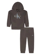 Детский костюм на флисе Calvin Klein худи и джоггеры 1159864598 (Серый 12M) на рост 71-76 см