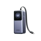 Зовнішній акумулятор повербанк UGREEN Nexode 20000mAh 130W з вбудованим кабелем Grey (PB723)