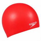 Шапочка для плавания Speedo Moulded Cap, детская, силиконовая, красная, универсальный размер OSFM (8-709900004)