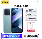Смартфон 6.9' Poco C85 6/128 Гб зеленый NFC (С БЛОКОМ ПИТАНИЯ)