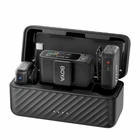 Петличный микрофон 2 шт BOYA Boyamic 2-02 2025 (Type-C+3,5 mm mini jack) для iPhone/ Android/видеокамеры, с зарядным кейсом, беспроводной (77750056)