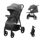 Прогулочная коляска Kinderkraft Trig 3 Tray Grey (KSTRIG03GRY000T)