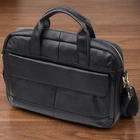 Портфель для мужчин из натуральной кожи Vintage bg230fash41 Черный