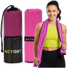 Полотенце спортивное Actiget 180 x 100 см из микрофибры ACT0187 Pink