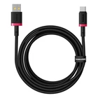 Кабель Baseus Dura Series USB — Type-C PD 60 W (3 A) 2 м нейлоновий для ноутбука та швидкого заряджання Black-Gold (P10377802U01)