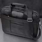 Деловой портфель для мужчин из натуральной кожи Vintage bg230fash39 Черный