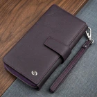 Жіночий гаманець ST Leather із натуральної шкіри величезного розміру фіолетового кольору для прав (bg184fash55)