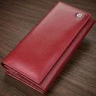 Елегантний гаманець для жінок з монетницею із натуральної шкіри ST Leather bg231fash07 Бордовий