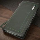 Стильний гаманець для жінок з відділенням під телефон ST Leather bg231fash03 Зелений