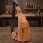 Сумка кросс боди Vintage из натуральной кожи рыжего цвета для документов на спине (bg204fash04)