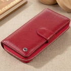 Вертикальний місткий гаманець для жінок із натуральної шкіри ST Leather бордовий (bg193fash07)