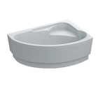 Ванна Swan FIONA акриловая асимметричная 150х100 см R с ножками и экраном (А0045122)