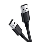 Кабель UGREEN US102 USB-A 2.0 Male to Male 2м чорный (10311)